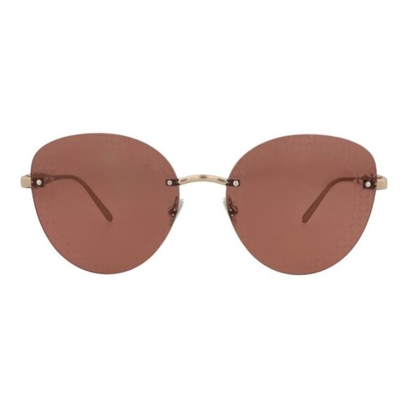 Alaia Womens Cat Eye Gold Gold Brown Fashion Designer Eyewear - Picture 1 of 4